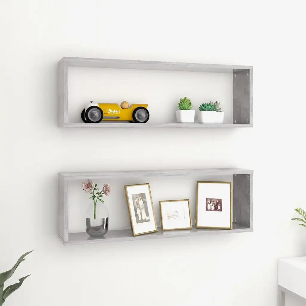 Modern cube wall shelves for minimalist interior decoration