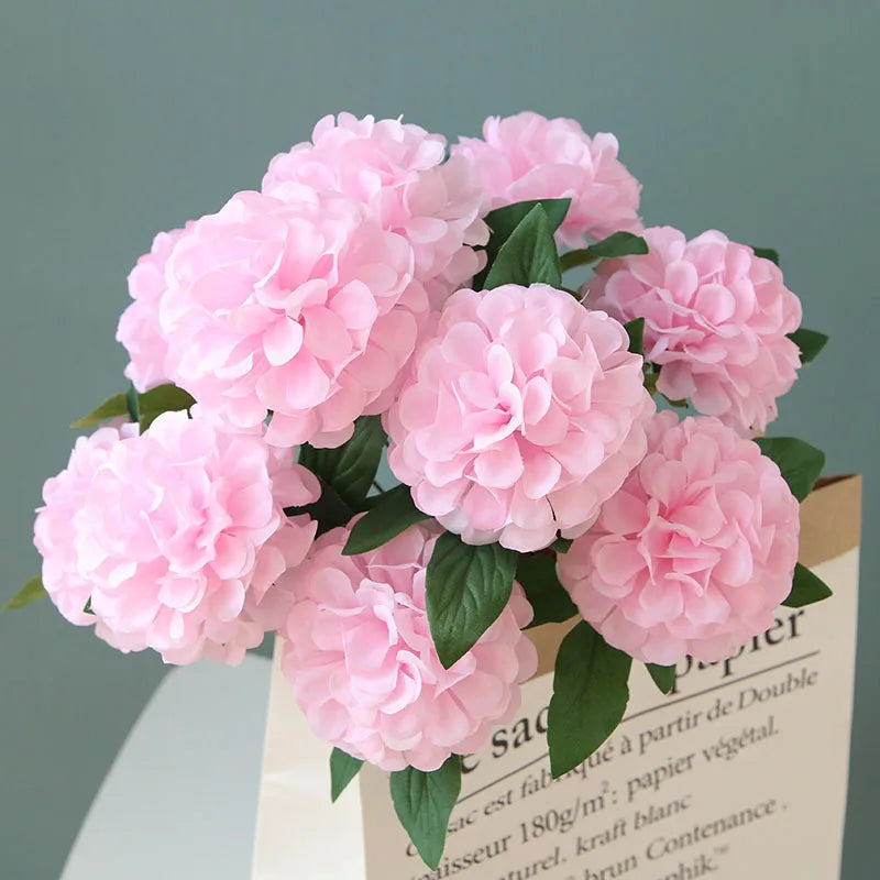 10 artificial dandelion bouquets for interior decoration and events - Light Pink