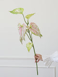 Artificial caladium plant for interior and floral decoration - Faux Caladium / Hauteur58cm