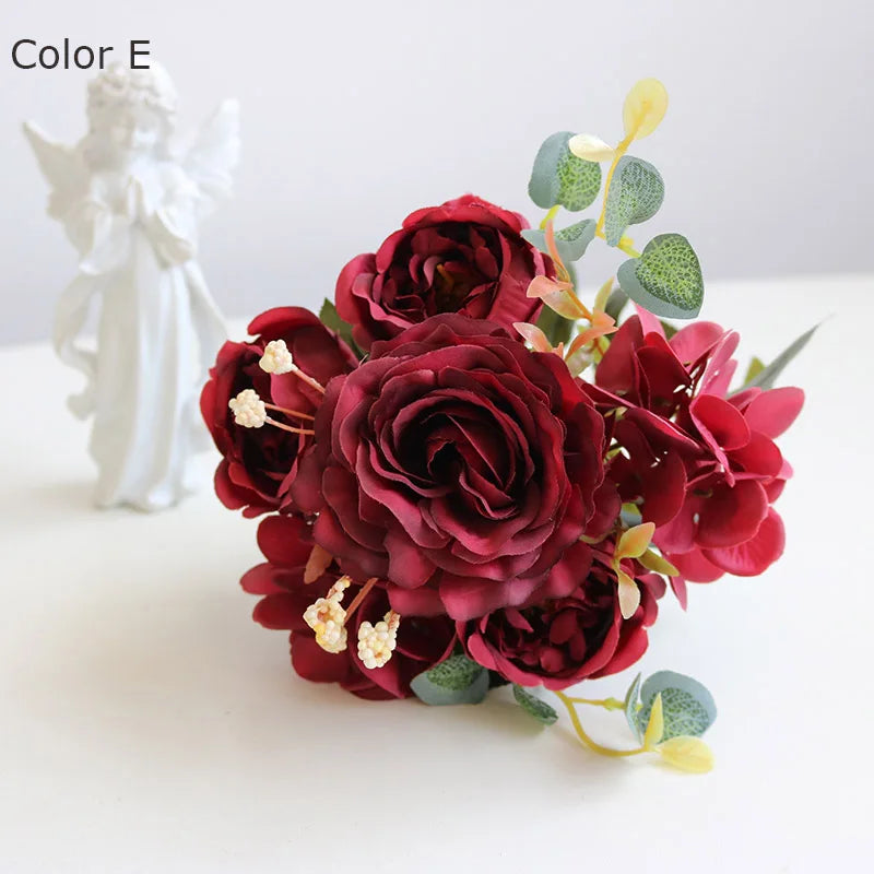 Bouquet of artificial flowers for wedding decorations and autumn - view 5