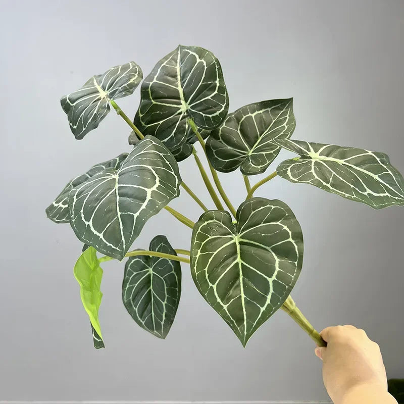 Artificial palm foliage floral decoration for shops - Candle Leaf