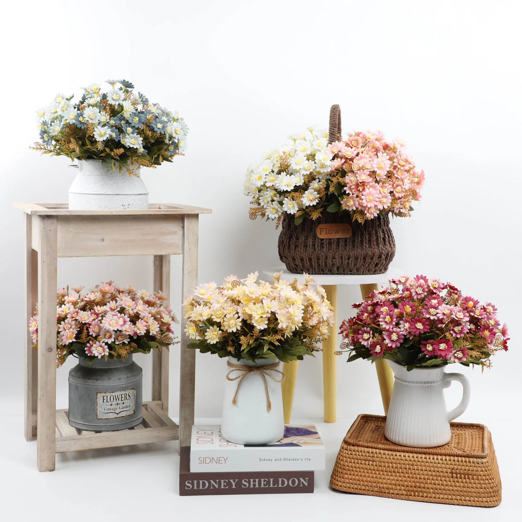 Bouquet of artificial decorative flowers for indoors and events - view 3