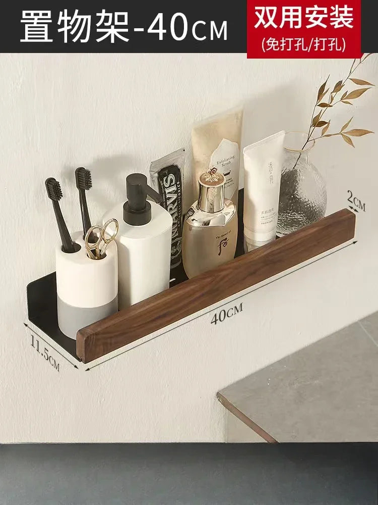 Wooden hardware set for bathroom - H