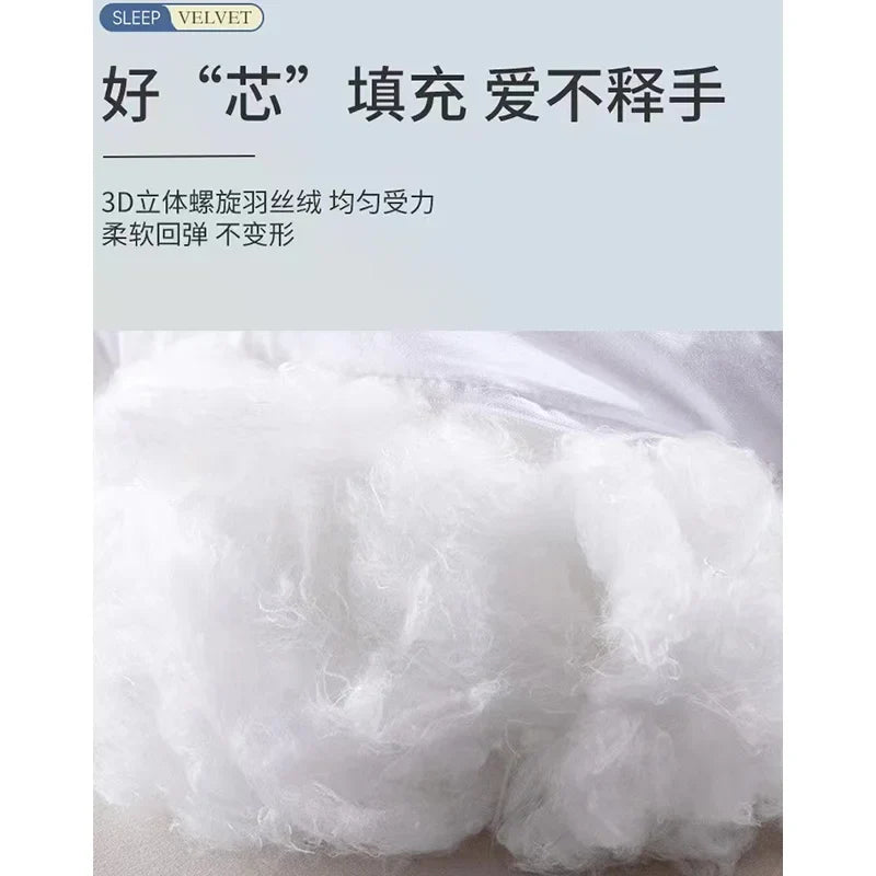 3D Neck Pillow with High Elasticity and NonCollapse, Soft Neck Protection, Single PersonSleeping Pillow, Hotel Home Bedding - view 5