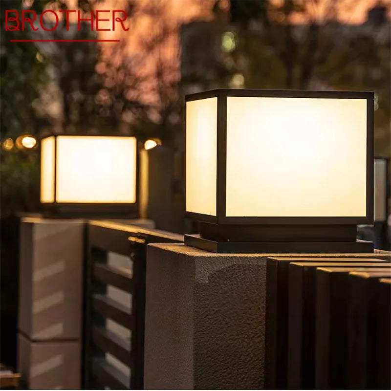 Modern Vintage Waterproof Outdoor Floor Lamp - view 2