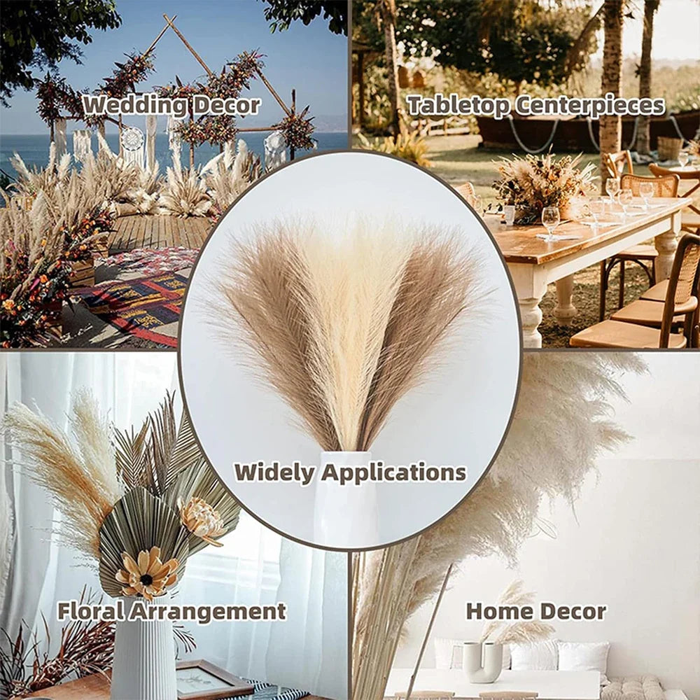 Artificial pampas set for wedding decoration party - view 6