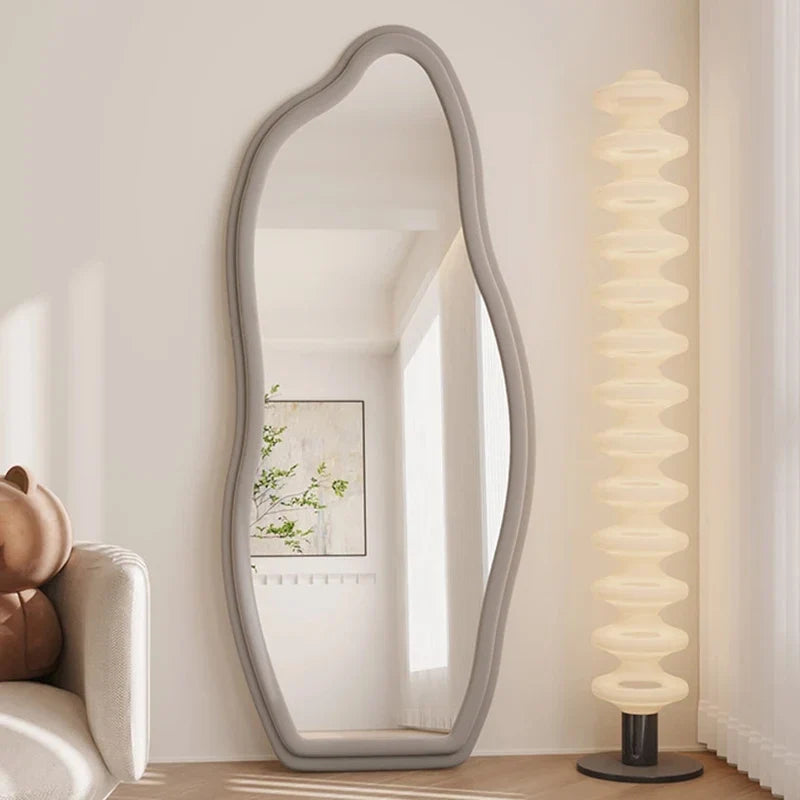 Decorative mirrors corrugated wall design Nordic aesthetic style - view 5