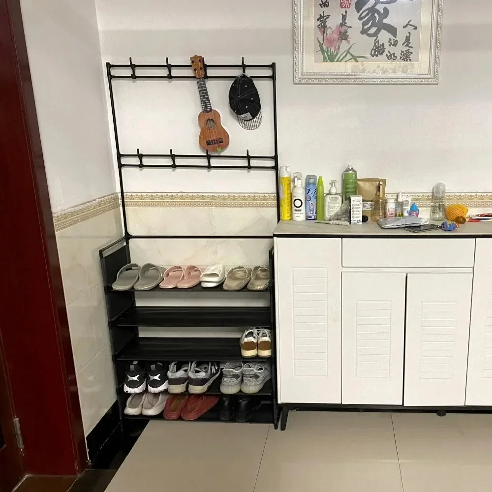 Multifunction shoe shelf for storage and drying - view 4