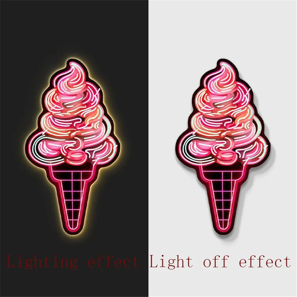 LED wall sconce for light decoration children and coffees - C / 54X100 CM