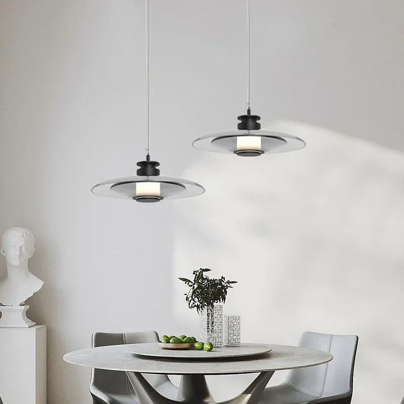 Modern glass wall sconce for elegant interior decoration - view 3