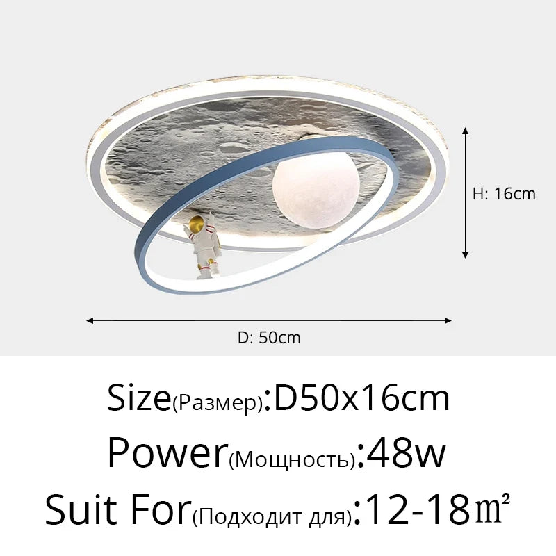 Round led ceiling for modern interior lighting - A 50 / Gradation infinie