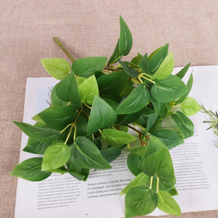 Plastic Artificial Plants For Home decor, False Plants Artificial Wall Grass Jungle Party Supplies Greenery Garden Decoration - view 2