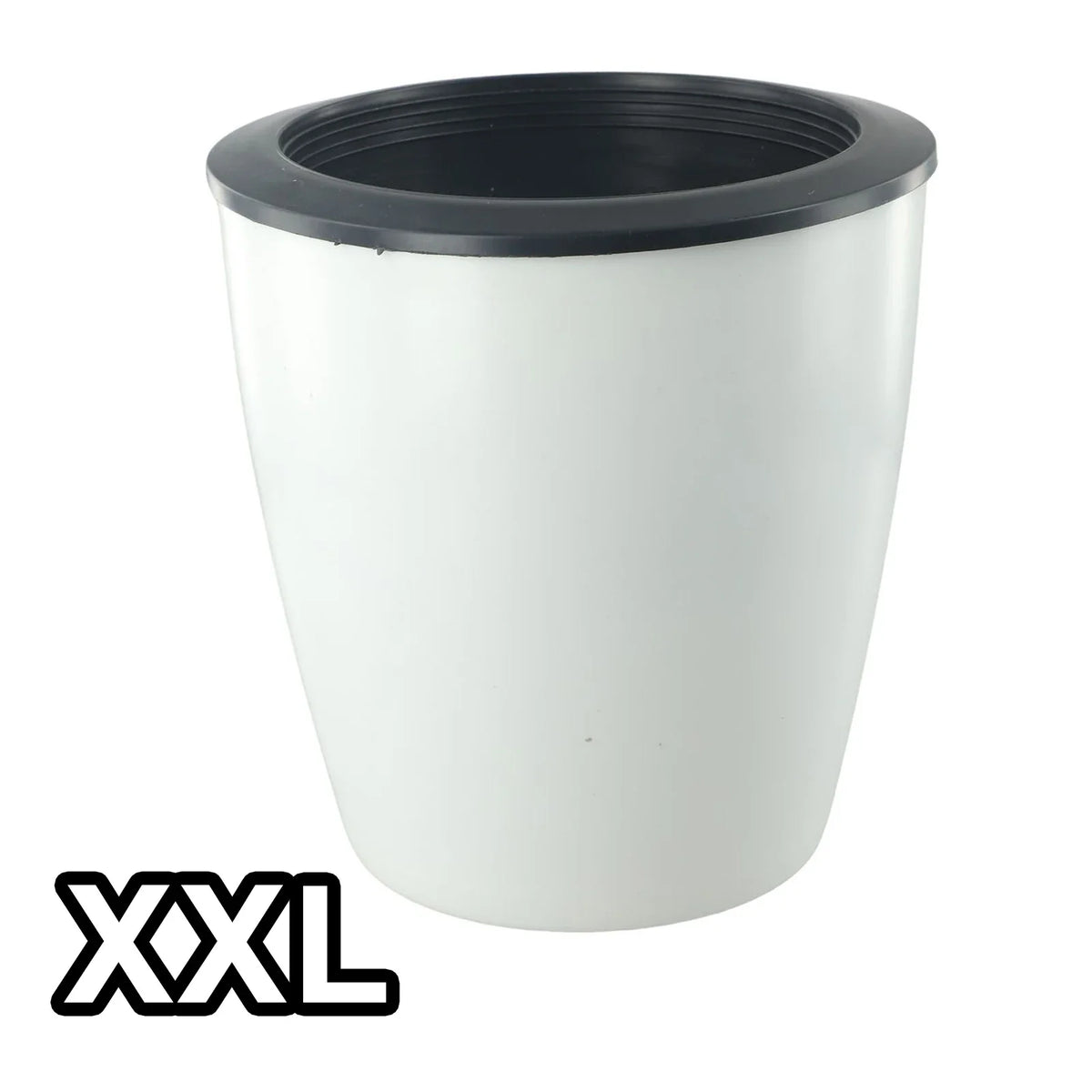 Automatic flower pot in plastic porcelain effect - XXL