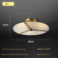 Modern suction lamp for decorative and creative lighting - D 38cm / 3 modifiables