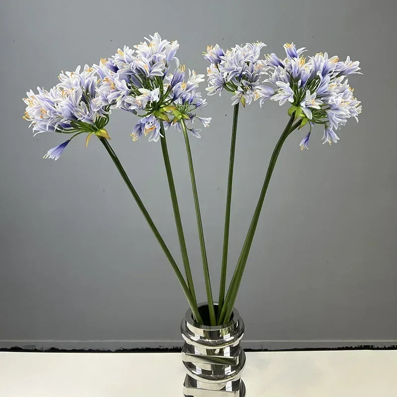 Set of 2 silk flowers for modern interior decoration - view 5