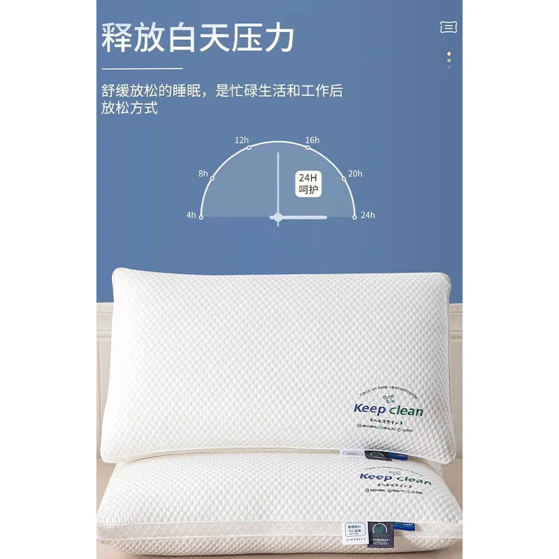 3D Neck Pillow with High Elasticity and NonCollapse, Soft Neck Protection, Single PersonSleeping Pillow, Hotel Home Bedding - view 3
