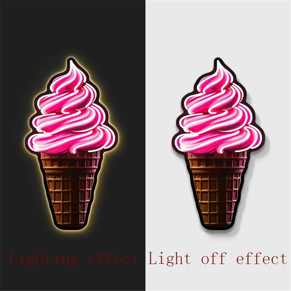 LED wall sconce for light decoration children and coffees - F / 43X80 CM