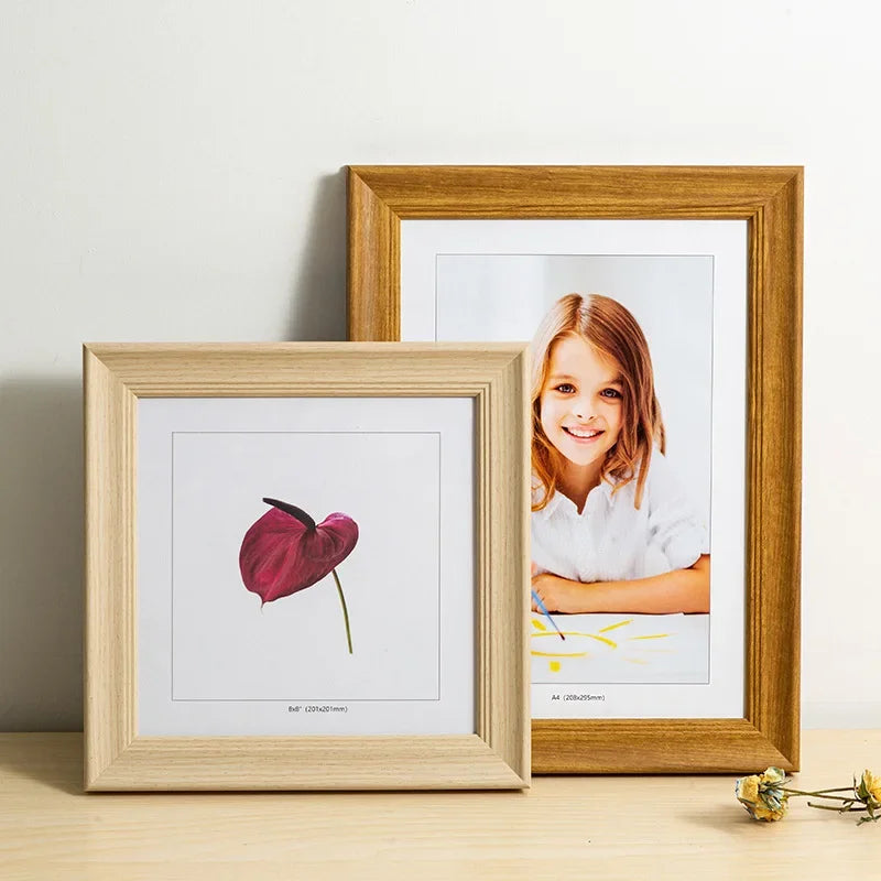 American Square Picture Frame - 7x7, 8x8, 10x10, 12x12 Tabletop and Wall Hanging Display Frame Photo Frames Home decor - view 5