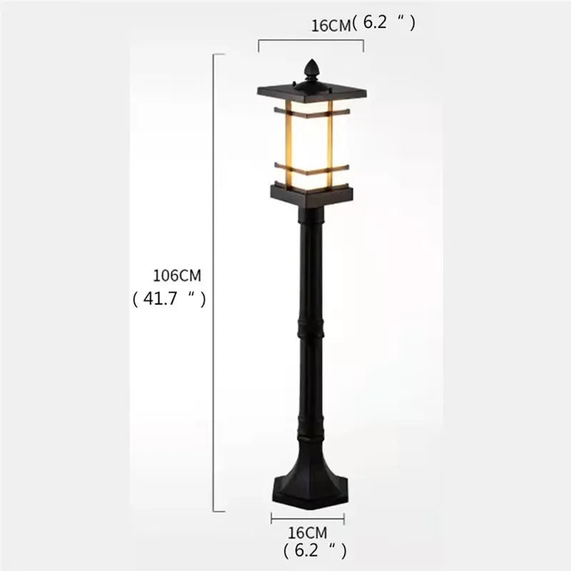 Outdoor led garden lamp contemporary design for villa - X  H106CM Electric