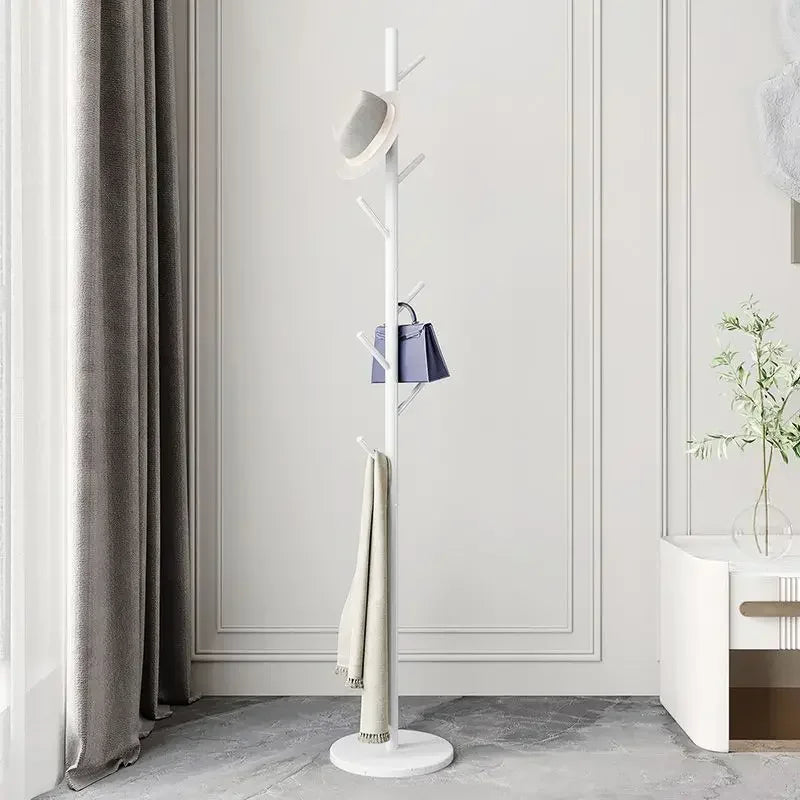 Metal Standing Holder for Purse, Tree with Light, Luxury Rock Plate Base, Marble Scarf and Bag Rack, Minimalist Stand - Base Marble Base 10