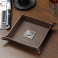 Antique pocket for key and coin storage - L 24,5 cm