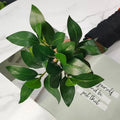 Eucalyptus artificial shrubs decorative branches for garden and wedding - 2
