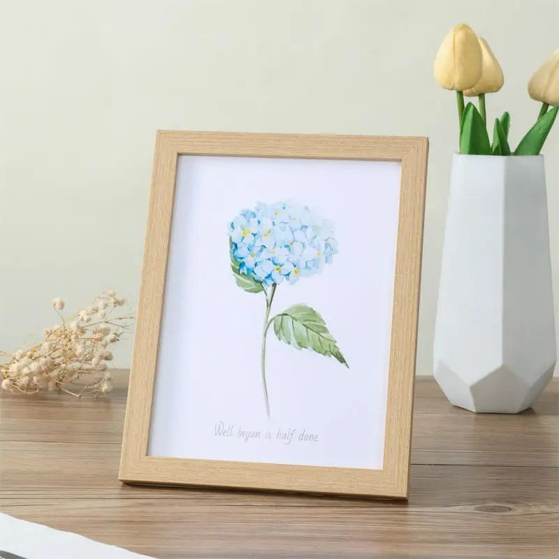 Wooden photo frame to hang for decorative - A 10X15cm 6 pouces