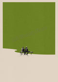 Abstract Retro Poster Inspired by Classic Films, Design 11 - 30X45cm Unframed / 11
