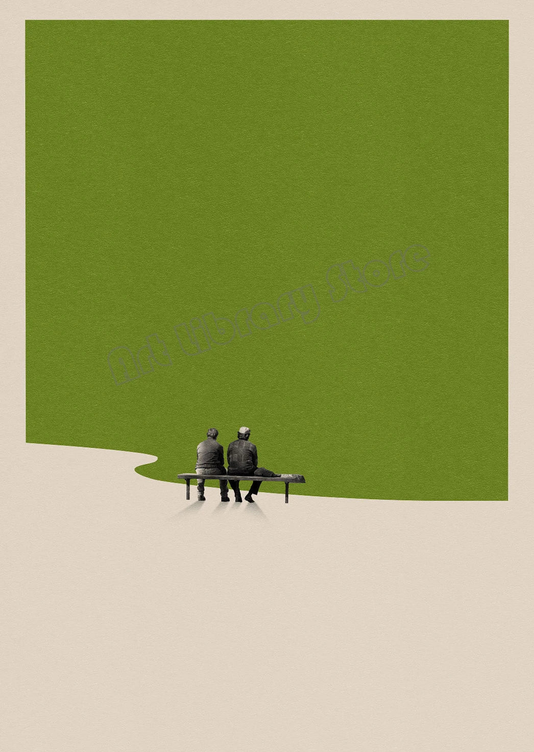 Abstract Retro Poster Inspired by Classic Films, Design 11 - 30X45cm Unframed / 11