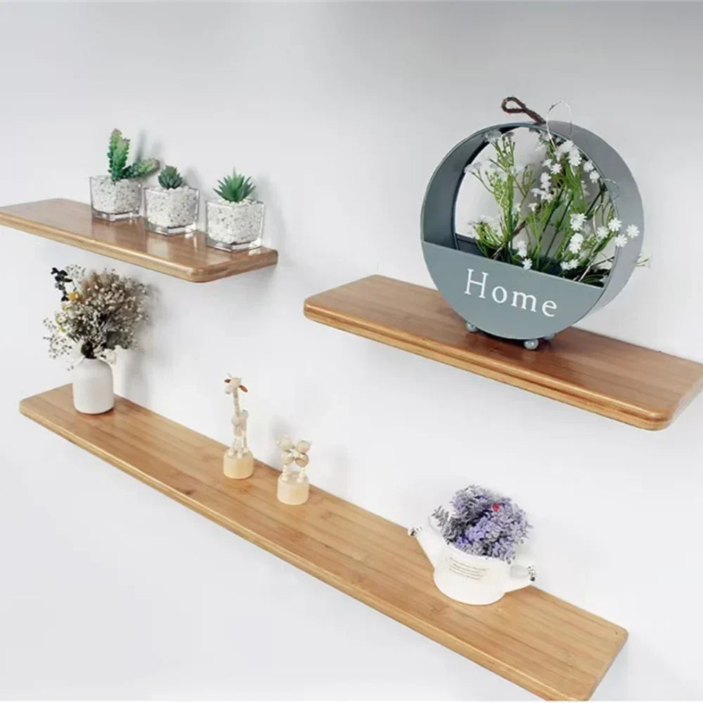 Decorative bamboo shelf for storage and organization - Custom - Contact Us
