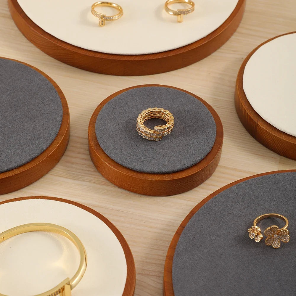 Wooden jewelry display for earrings and bracelets - view 10