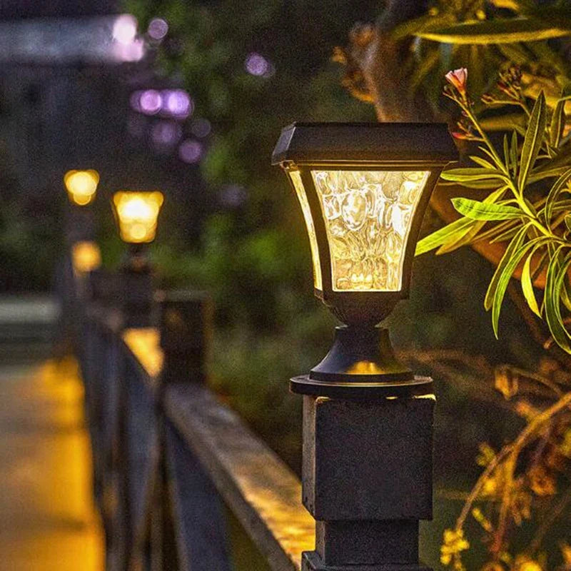 Waterproof led outdoor solar lamp for garden and outdoor space - view 4
