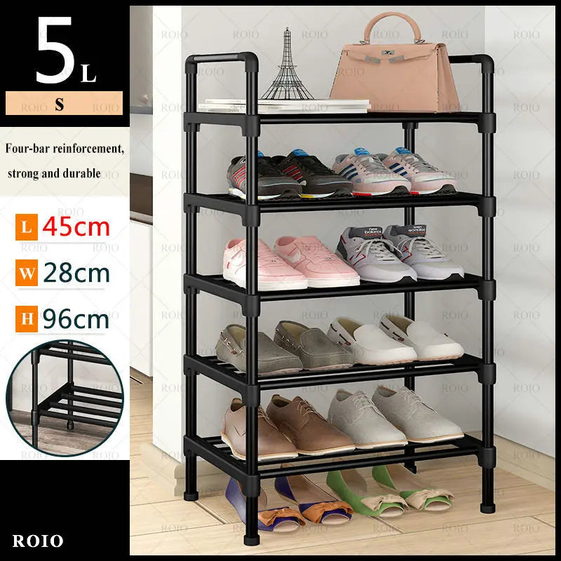 Easy to assemble and dust resistant shoe shelf - C5L