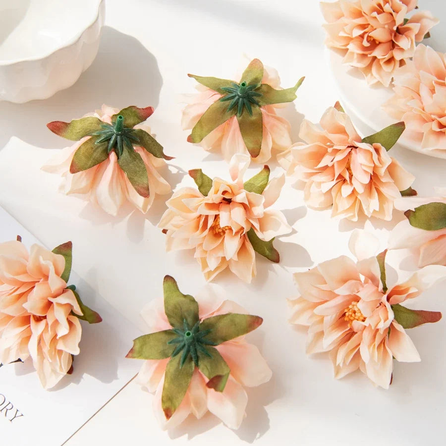 Set of 20 silk wall flowers for varied decoration - view 3