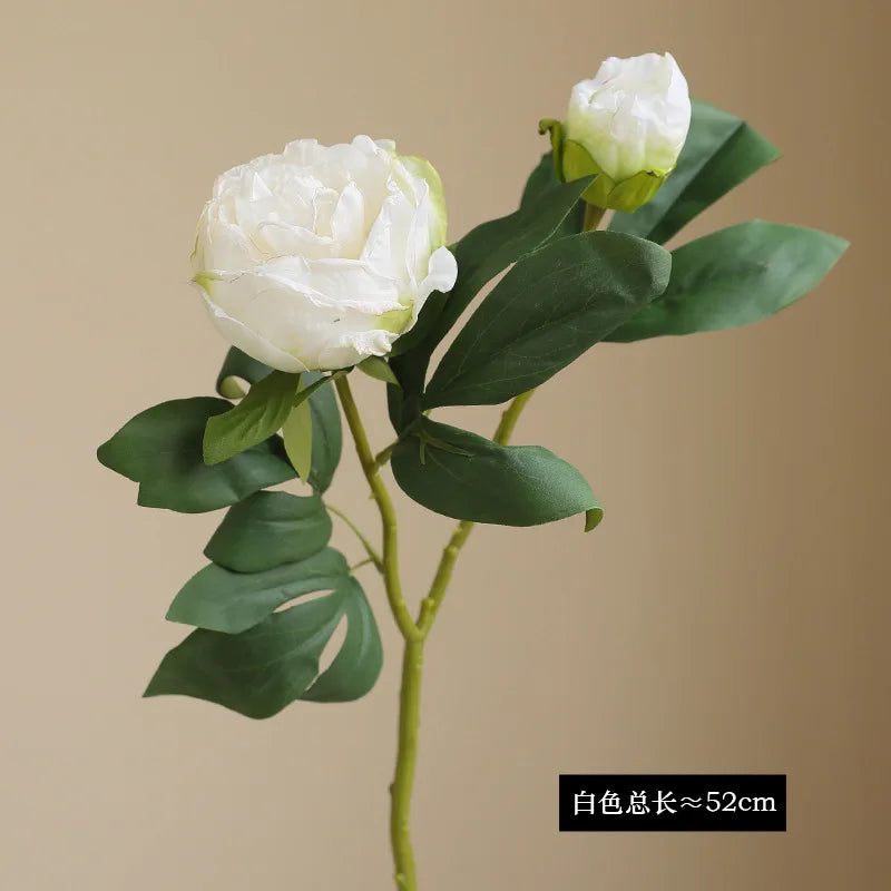 Large artificial silk peony flowers for wedding decoration - view 3