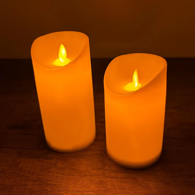 Decorative led candle for wedding and birthday - view 2