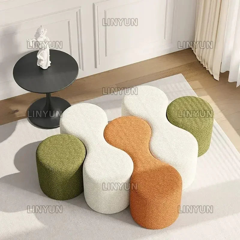 Fabric combined sofa for office and leisure space - view 4