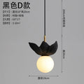 Modern resin pendant light for elegant interior decoration - Style D Black
