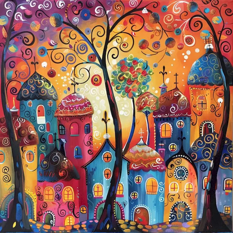 Painting kit by numbers artisanal decorations for the house - 9958014 / 40x50cm No Frame
