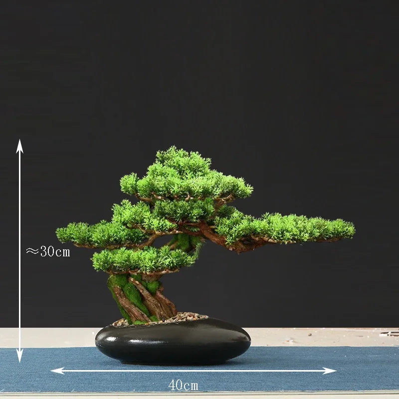 Interior decoration false bonsai tree Chinese style for interior and exterior - view 3