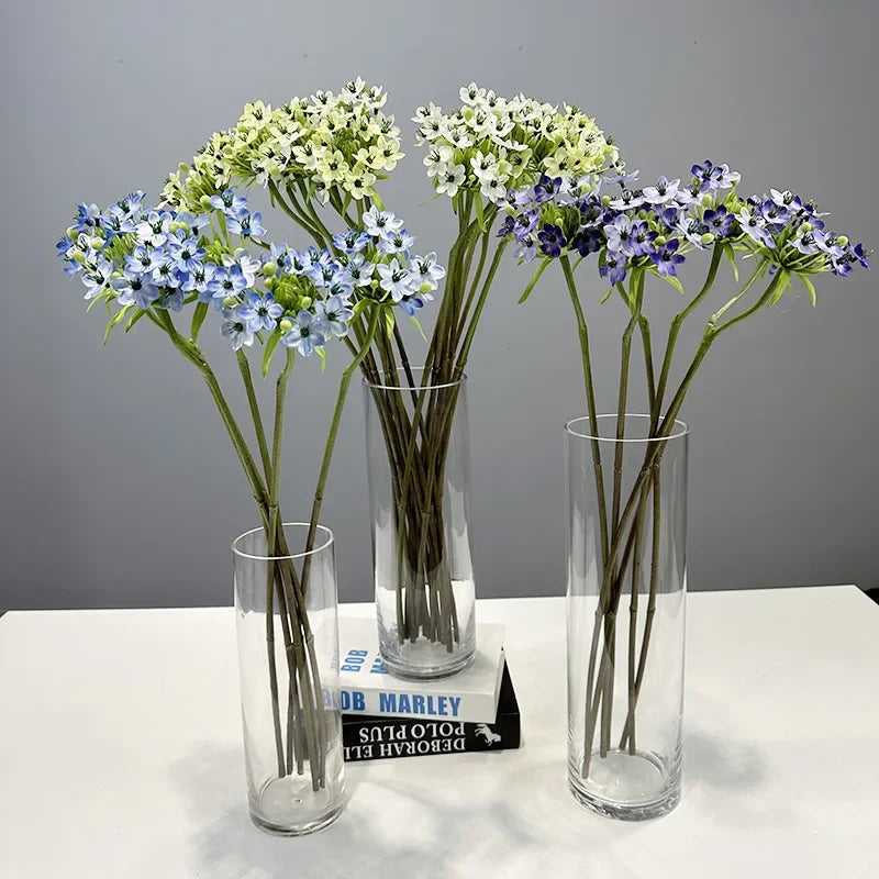 Artificial velvet silk flowers for elegant decoration - view 6