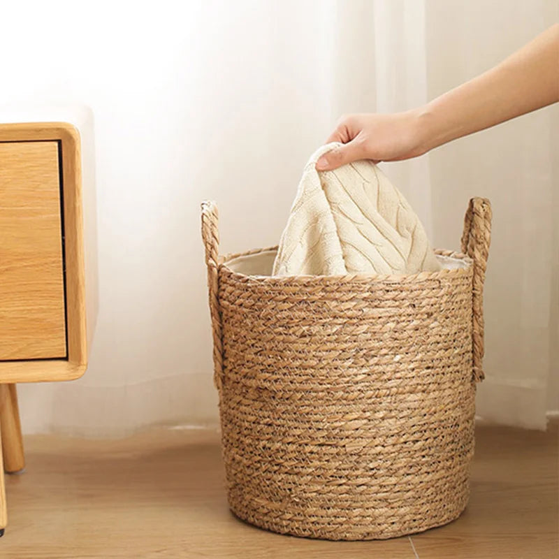 Wicker storage basket for various items and plants - view 5