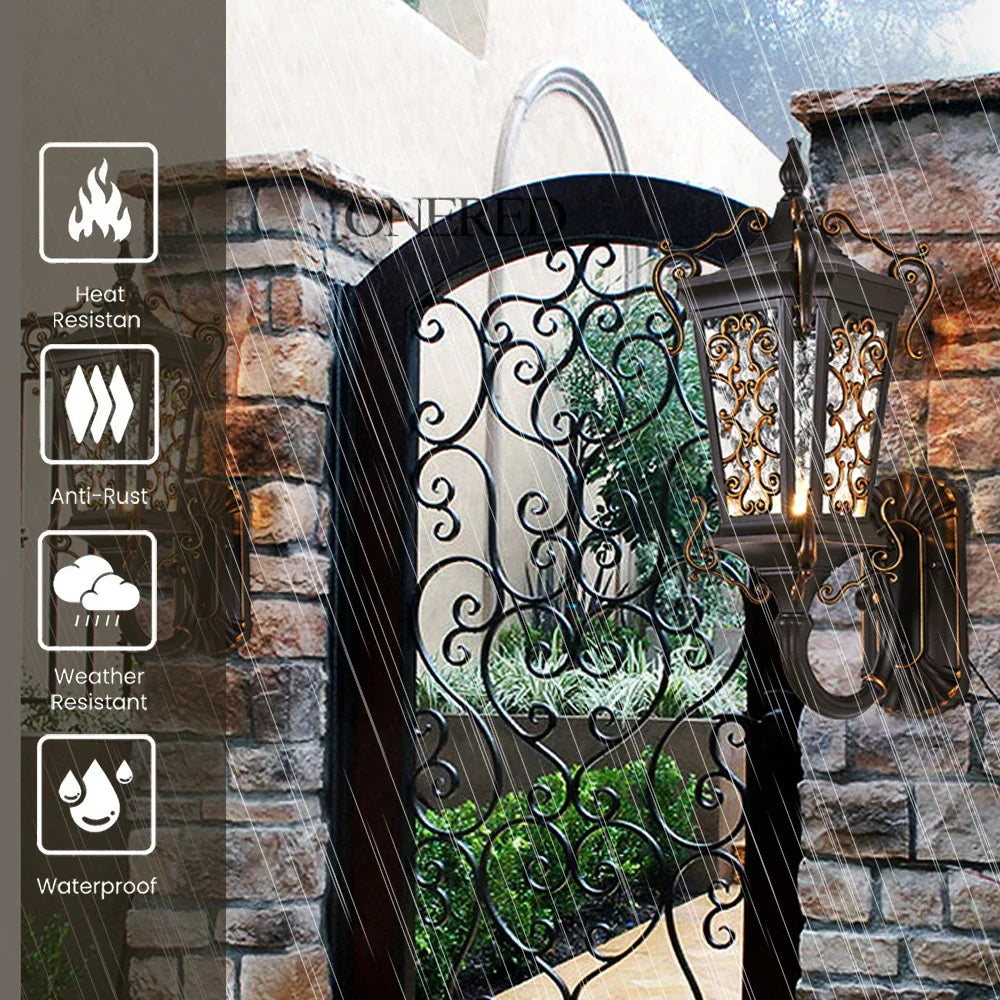 Super bright outdoor wall sconces for garden and balcony - view 5