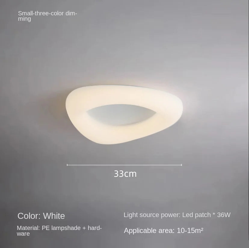 Modern led ceiling lamp in the shape of clouds with remote control - 33 cm, gradation 3 couleurs