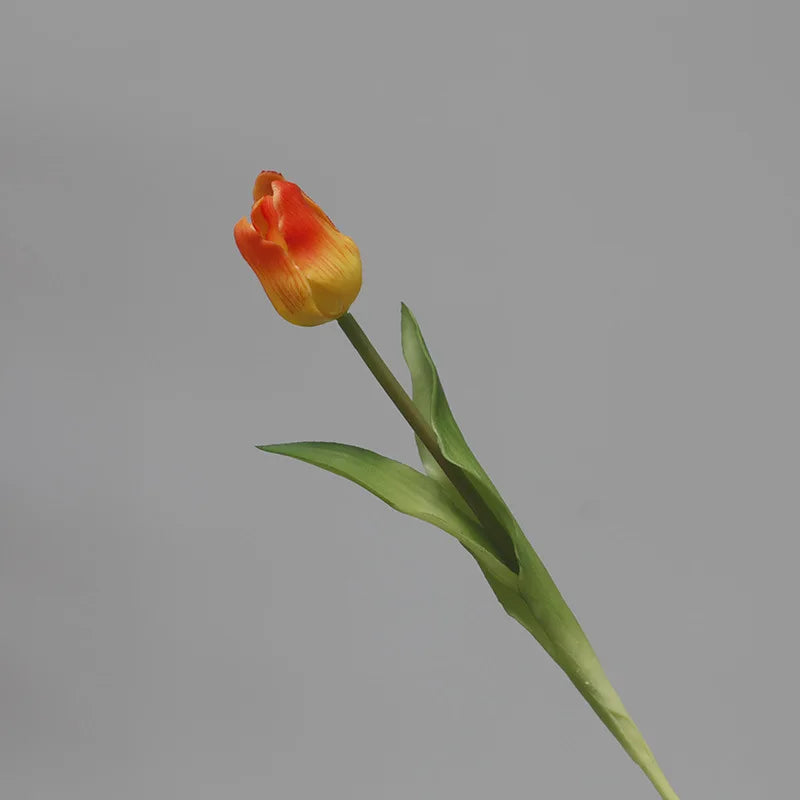 Realistic artificial tulips for wedding decorations and parties - Orange