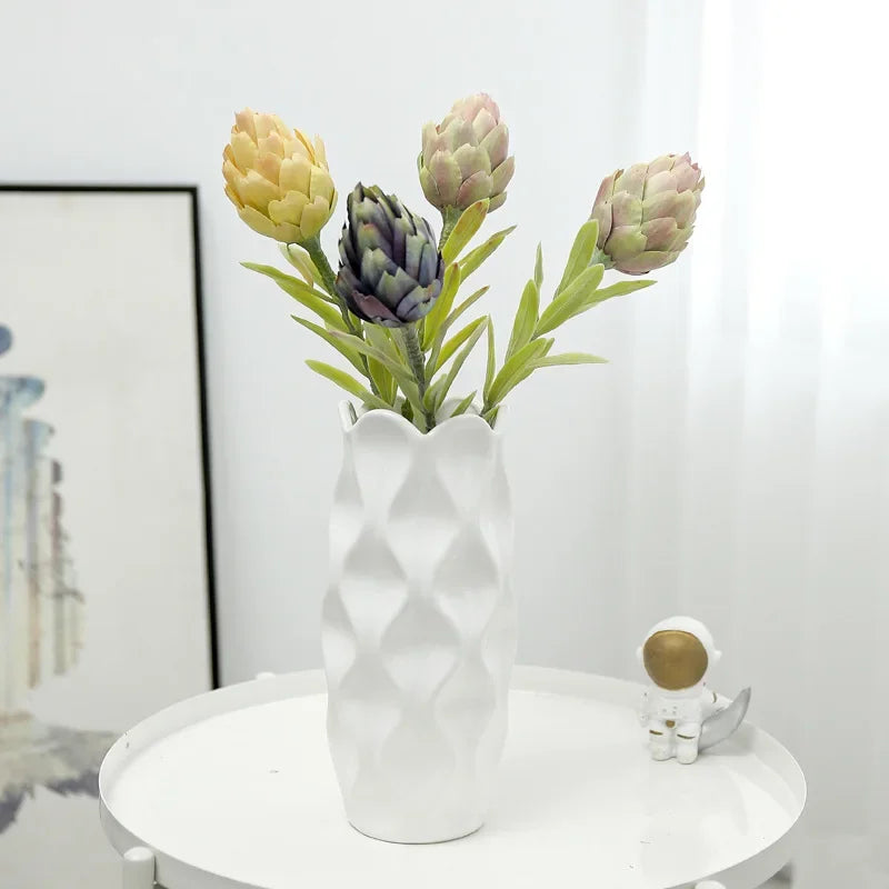 Set of 4 artificial artichokes for garden decoration and balcony - view 4