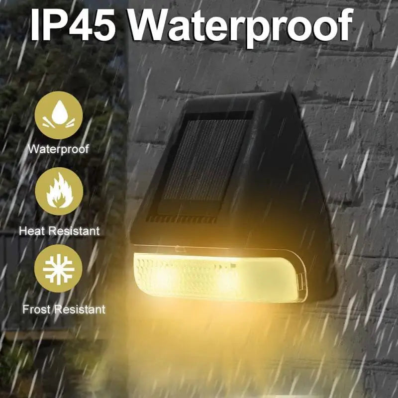 Waterproof solar lamp for decorative exterior lighting - view 2