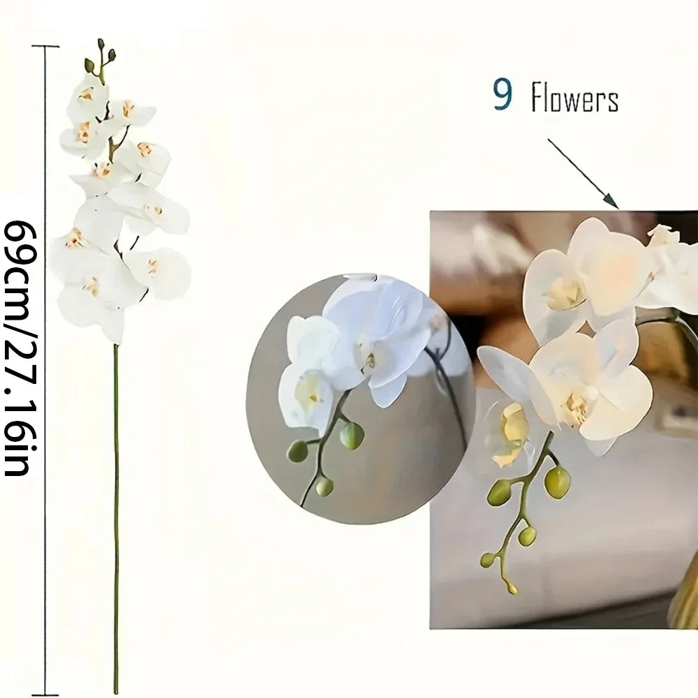 Artificial flower branches orchids for decoration and events - view 5