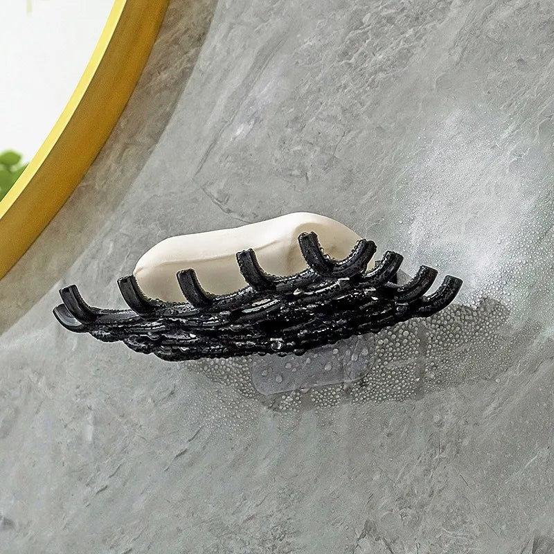 Self-adhesive wall soap holder without perforation for bathroom - view 6