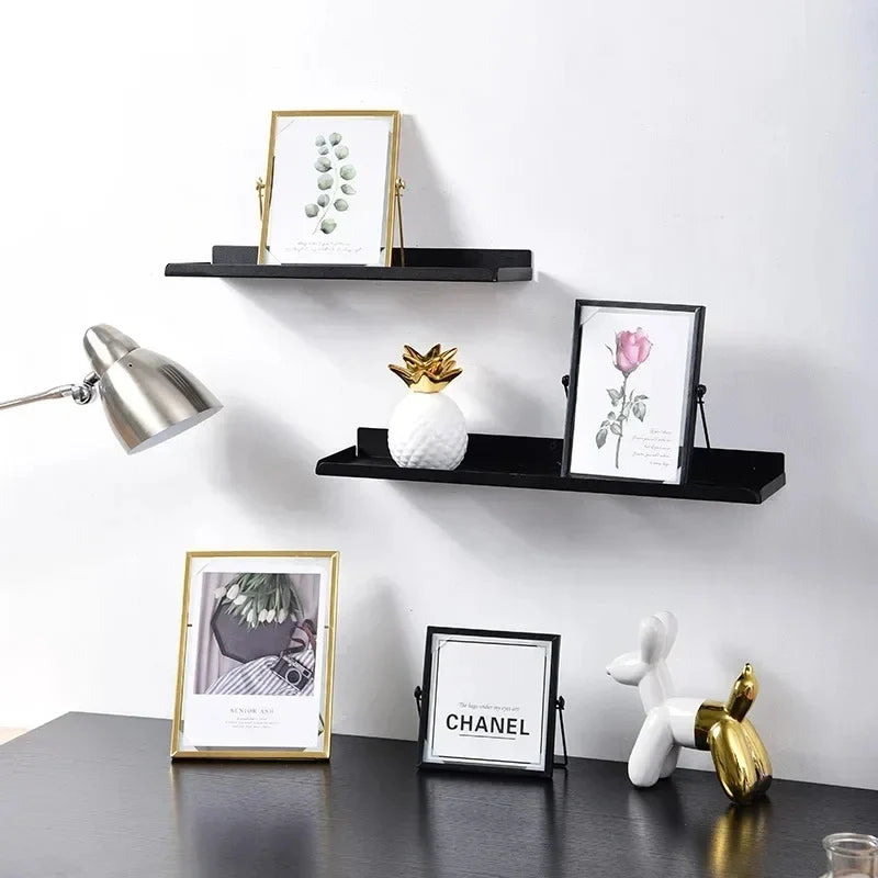 Floating glass photo frame with decorative pressed flowers - view 2